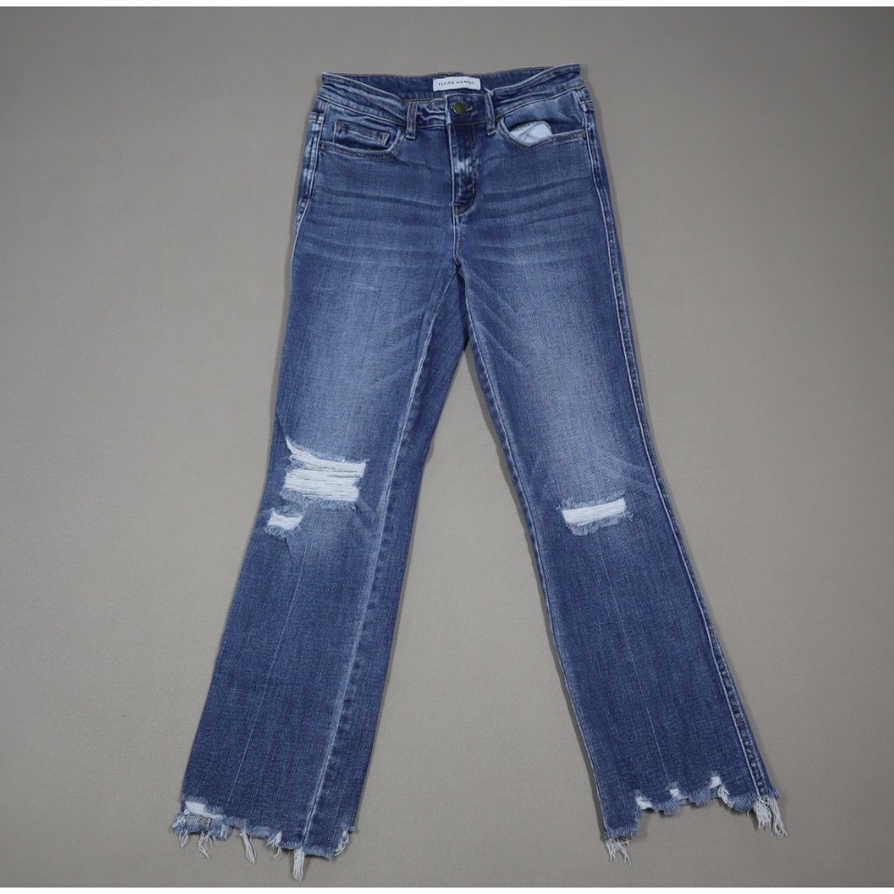 Flying Monkey Women Straight Leg Distressed Jean - Size 26